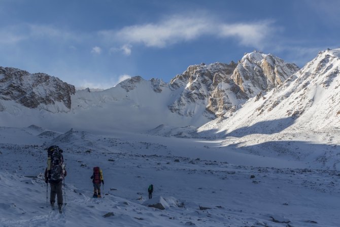 Зимний пик Ленина. Фоторассказ. (Альпинизм, турклуб маи, кичик-алай, заалайский хребет, памир)