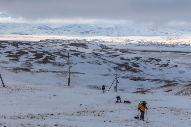 Зимний пик Ленина. Фоторассказ. (Альпинизм, турклуб маи, кичик-алай, заалайский хребет, памир)
