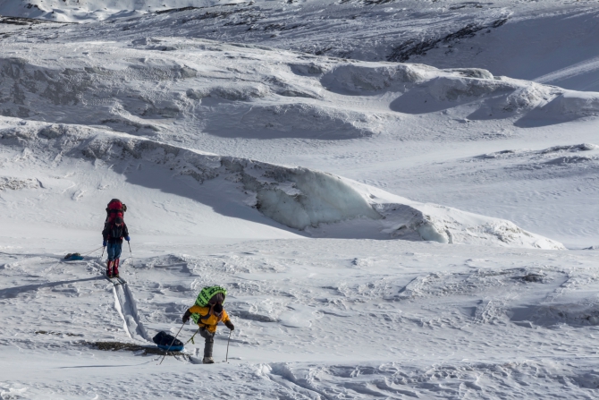 Зимний пик Ленина. Фоторассказ. (Альпинизм, турклуб маи, кичик-алай, заалайский хребет, памир)