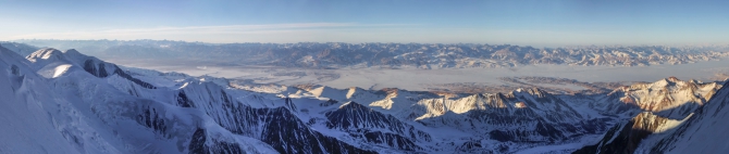 Зимний пик Ленина. Фоторассказ. (Альпинизм, турклуб маи, кичик-алай, заалайский хребет, памир)