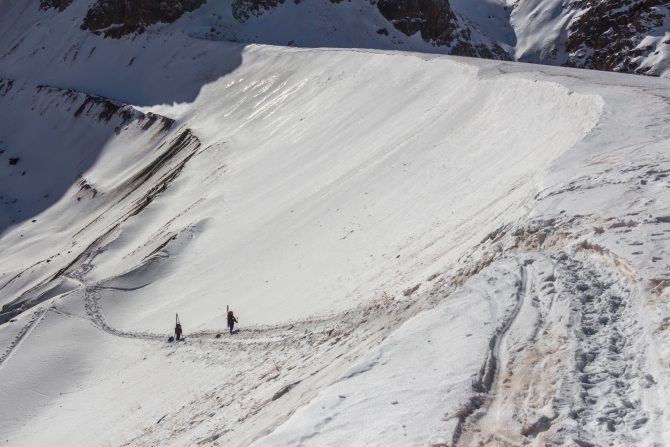 Зимний пик Ленина. Фоторассказ. (Альпинизм, турклуб маи, кичик-алай, заалайский хребет, памир)