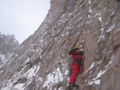 Новый маршрут на пик Свободной Кореи - "Красноярский" (Альпинизм)