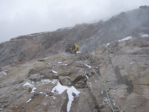Новый маршрут на пик Свободной Кореи - "Красноярский" (Альпинизм)