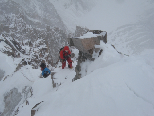 Новый маршрут на пик Свободной Кореи - "Красноярский" (Альпинизм)
