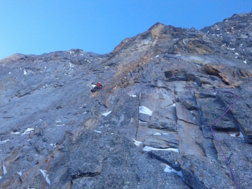 Новый маршрут на пик Свободной Кореи - "Красноярский" (Альпинизм)