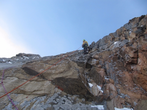 Новый маршрут на пик Свободной Кореи - "Красноярский" (Альпинизм)