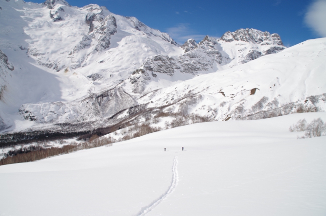 Ски-тур в Теберде и Домбае в январе- феврале 2016 года (домбай, роман губанов, алибек, домбай-ульген)