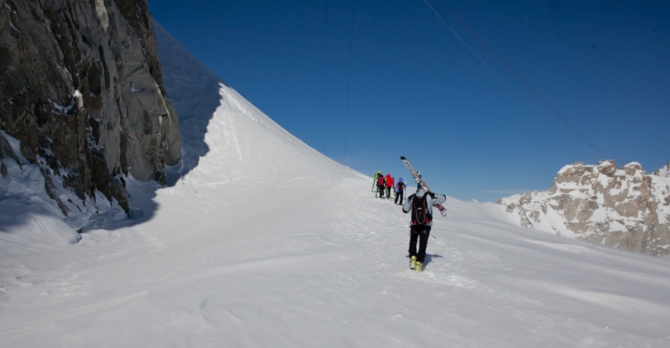 25 километров «Белой долины». Sky Walk на Sky Way... (Бэккантри/Фрирайд, белая долина, курмайер, валле бланш, лыжи, италия, фрирайд)