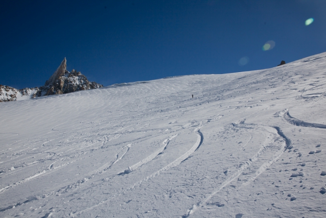 25 километров «Белой долины». Sky Walk на Sky Way... (Бэккантри/Фрирайд, белая долина, курмайер, валле бланш, лыжи, италия, фрирайд)