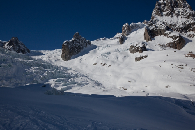 25 километров «Белой долины». Sky Walk на Sky Way... (Бэккантри/Фрирайд, белая долина, курмайер, валле бланш, лыжи, италия, фрирайд)