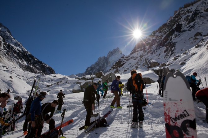 25 километров «Белой долины». Sky Walk на Sky Way... (Бэккантри/Фрирайд, белая долина, курмайер, валле бланш, лыжи, италия, фрирайд)
