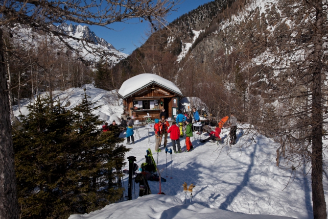 25 километров «Белой долины». Sky Walk на Sky Way... (Бэккантри/Фрирайд, белая долина, курмайер, валле бланш, лыжи, италия, фрирайд)