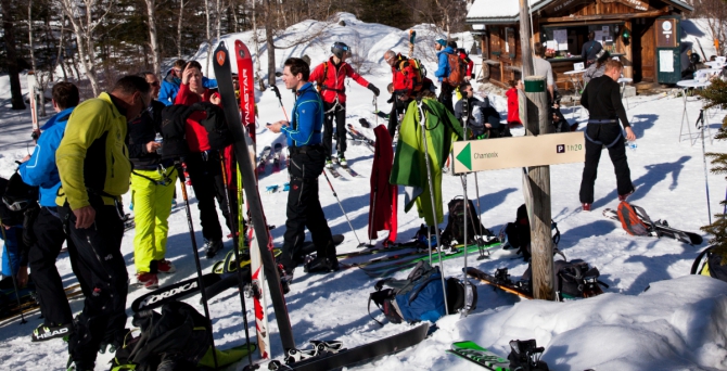 25 километров «Белой долины». Sky Walk на Sky Way... (Бэккантри/Фрирайд, белая долина, курмайер, валле бланш, лыжи, италия, фрирайд)