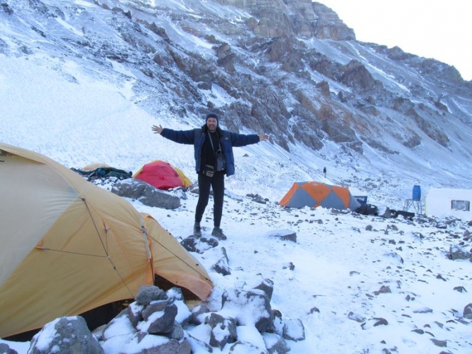 На Аконкагуа в январе 2016 с "Маунтин Гайд" (Альпинизм)