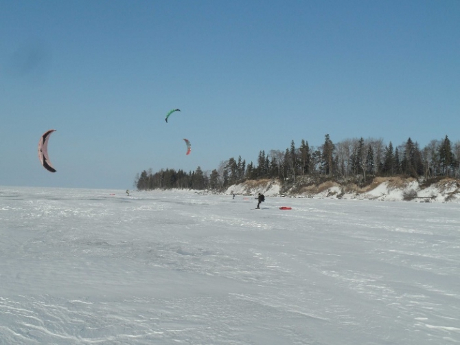 Кайт-прогонка по Онеге (Воздух, кайт-походы, кайтинг, Онежское озеро)