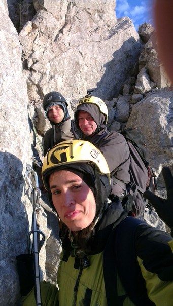 Описание прохождения маршрута "Семь вершин" ("7 вершин" - мультипитч 18 веревок) на горе "Ай-Петри" (Крым, Скалолазание)