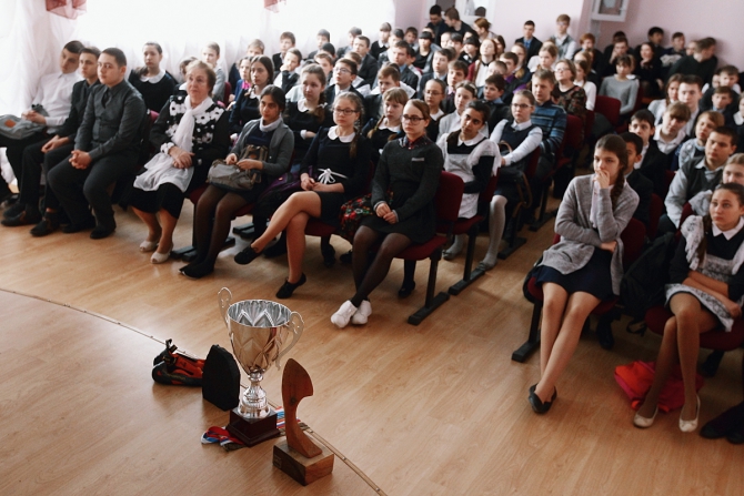 Открытый урок - хорошее дело! (Скалолазание)