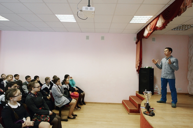 Открытый урок - хорошее дело! (Скалолазание)