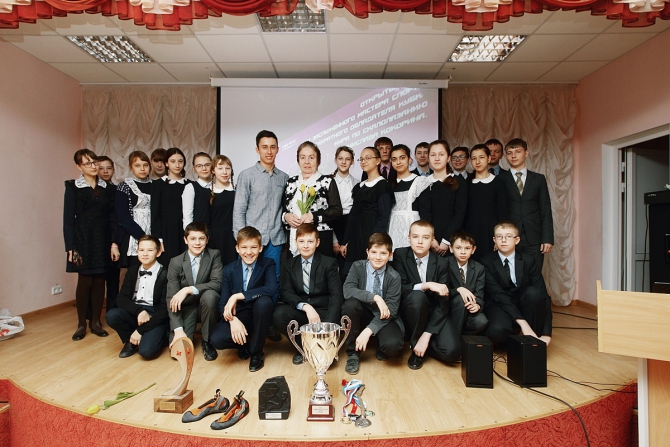 Открытый урок - хорошее дело! (Скалолазание)