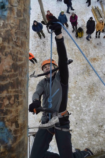 2016 ледолазание - чемпионат Томской области. (Ледолазание/drytoolling, тфа, темерев, трамплин)