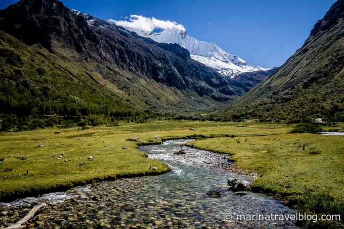 Перу. Однодневный поход к озеру 69 (Laguna 69) возле Уараса (Huaraz, Туризм, южная америка)