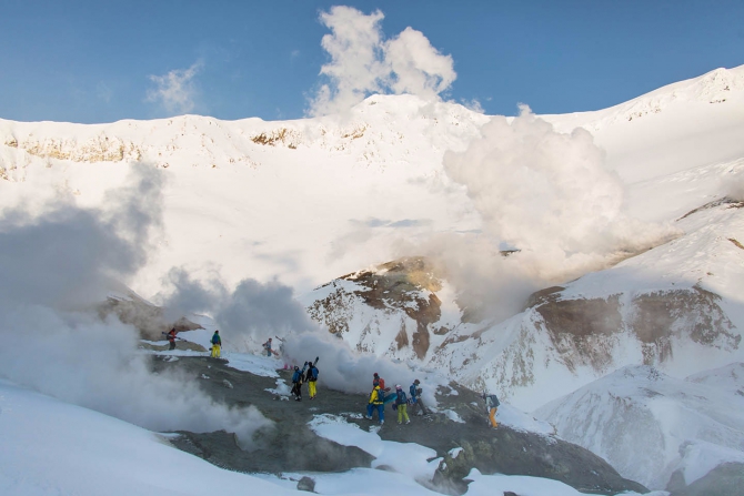 Целина. Снега и другие чудеса Камчатки (Бэккантри/Фрирайд, камчатка, горы, спецпроект, фрирайд, горные лыжи, сноуборд, елена сафонова)