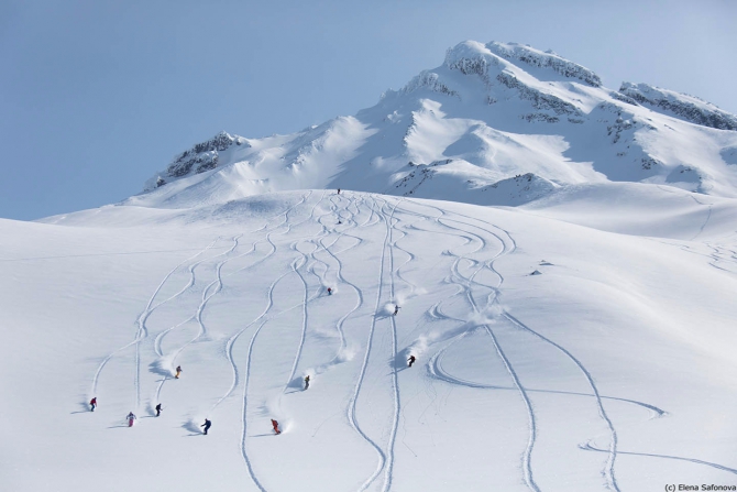 Целина. Снега и другие чудеса Камчатки (Бэккантри/Фрирайд, камчатка, горы, спецпроект, фрирайд, горные лыжи, сноуборд, елена сафонова)