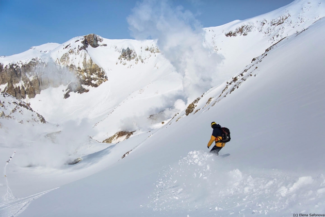 Целина. Снега и другие чудеса Камчатки (Бэккантри/Фрирайд, камчатка, горы, спецпроект, фрирайд, горные лыжи, сноуборд, елена сафонова)