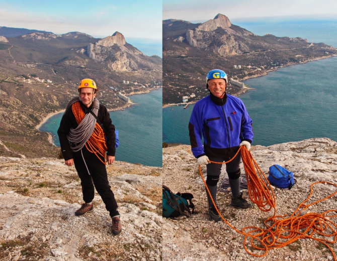 Ласковый март. Новый маршрут в. КушКая. (Альпинизм, крым, альпинизм)
