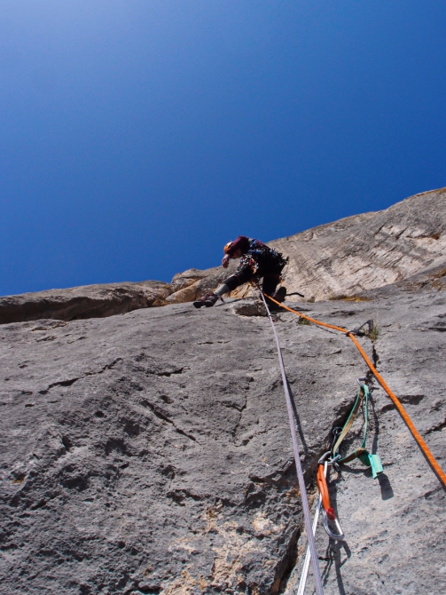 Ласковый март. Новый маршрут в. КушКая. (Альпинизм, крым, альпинизм)