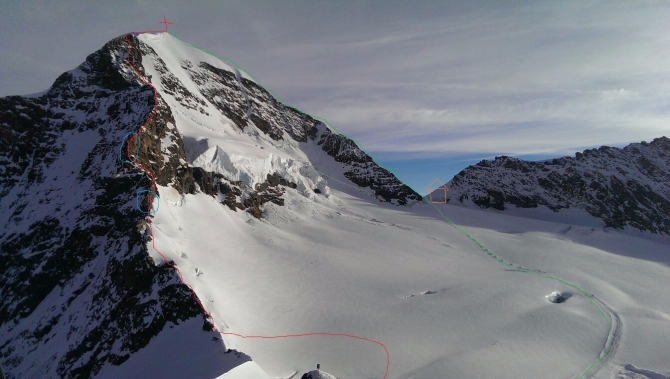 Мёнх (Monch) – 4107 м - Швейцария – Бернезские Альпы – 24 октября 2015 г. (Альпинизм)