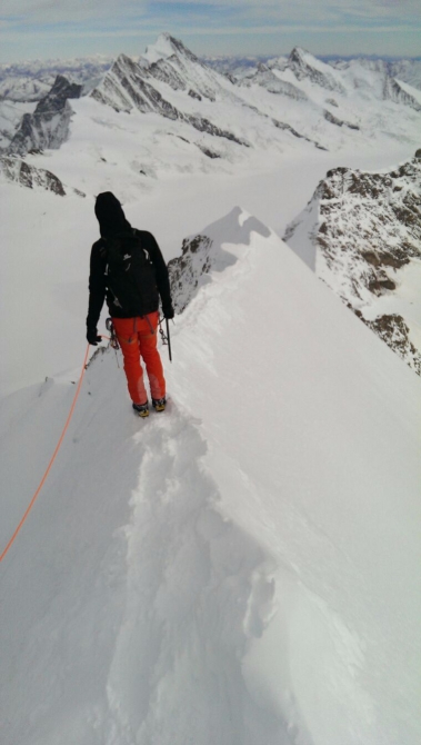 Мёнх (Monch) – 4107 м - Швейцария – Бернезские Альпы – 24 октября 2015 г. (Альпинизм)