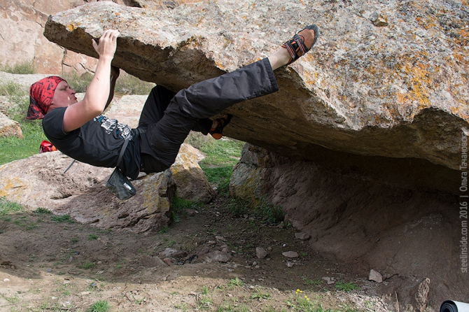 Смена альплагеря Туюк-Су на скалах Тамгалы-Тас (Или, Скалолазание)