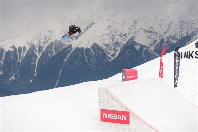 Roxy Day и Nissan X- tour в рамках Quiksilver New Star Camp 2016 (Горные лыжи/Сноуборд, нью-скул, сноубординг, горы, сноуборд-лагерь, красная поляна, горки город)