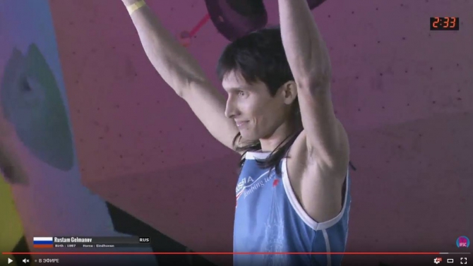 Рустам Гельманов – победитель этапа Кубка мира в Японии! (Скалолазание, Кадзо, япония, скалолазание, кубок мира, боулдеринг, алексей рубцов, дмитрий шарафутдинов)