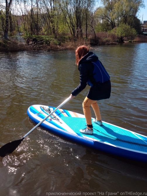 Впервые в жизни побывал на сапсерфинге (Вода, сап серфинг, калининград, вода)