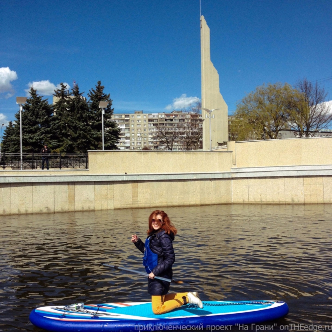 Впервые в жизни побывал на сапсерфинге (Вода, сап серфинг, калининград, вода)