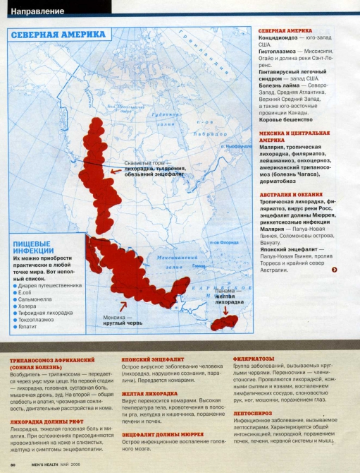 Медицинская карта. (Скалолазание, тропическая лихорадка, болезнь легионеров, малярия. желтая лихорадка, прививки)