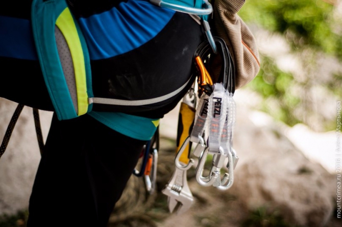 И вновь новенькие оттяжки PETZL в Бахчисарае! (Скалолазание, M&m's, бахчисарай)