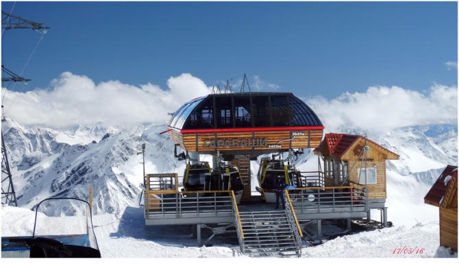 Денёк Эльбрусской жизни. (Горные лыжи/Сноуборд)