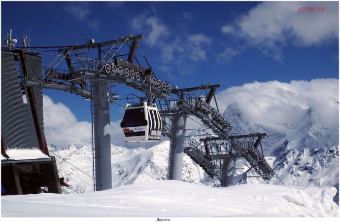 Денёк Эльбрусской жизни. (Горные лыжи/Сноуборд)