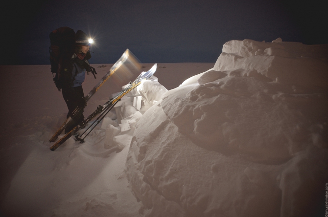 Как я в иглу ночевал (Ски-тур, чукотка, лыжи, ски-тур)