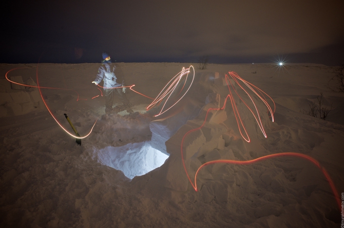 Как я в иглу ночевал (Ски-тур, чукотка, лыжи, ски-тур)