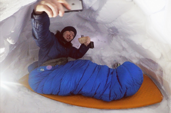 Как я в иглу ночевал (Ски-тур, чукотка, лыжи, ски-тур)