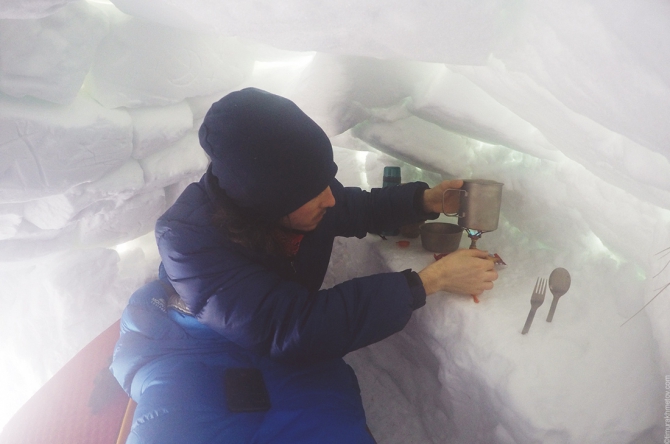 Как я в иглу ночевал (Ски-тур, чукотка, лыжи, ски-тур)