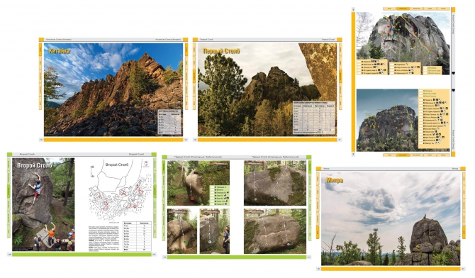 Красноярские Столбы. Путеводитель (Скалолазание, путеводители, периодика, риск онсайт)