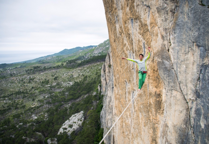 Дорога в Гиперборею. Хайлайн на Шаан-Кае. (Альпинизм, слэклайн, горы, крым, шаан-кая, slackline, highline, slacklabs)