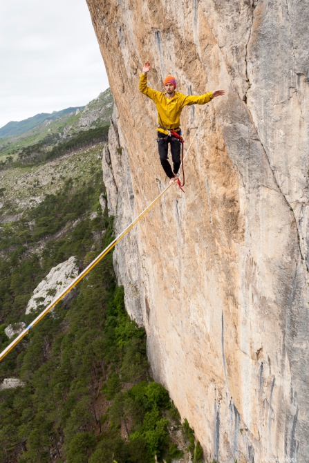 Дорога в Гиперборею. Хайлайн на Шаан-Кае. (Альпинизм, слэклайн, горы, крым, шаан-кая, slackline, highline, slacklabs)