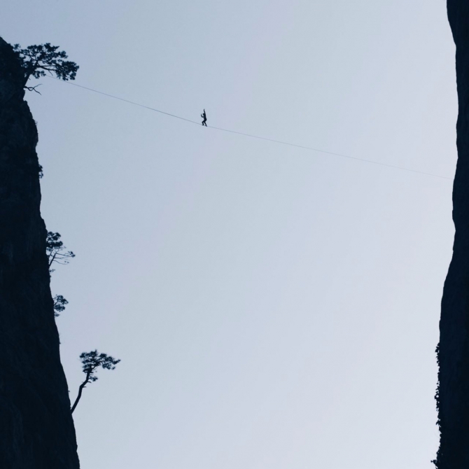 Дорога в Гиперборею. Хайлайн на Шаан-Кае. (Альпинизм, слэклайн, горы, крым, шаан-кая, slackline, highline, slacklabs)