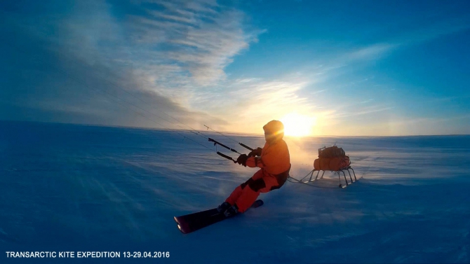 Второй этап Трансарктической кайт-экспедиции. Воркута-Дудинка. 1050 км. (Путешествия, kiting, kite expedinion, snowkiting, arctic)